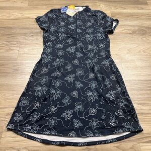 Puma CLOUDSPUN Pollinators Golf Dress Navy Women's Medium 533865-01 $80 NWT